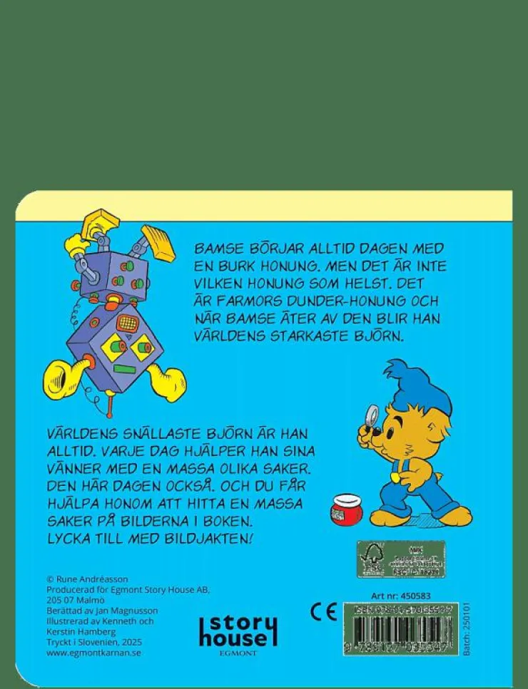 Kärnan BAMSE SAKLETARDAGEN - Saga|Barn Barnböcker