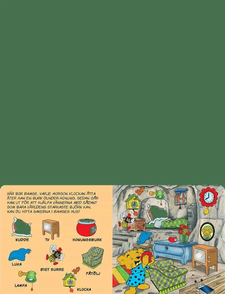 Kärnan BAMSE SAKLETARDAGEN - Saga|Barn Barnböcker