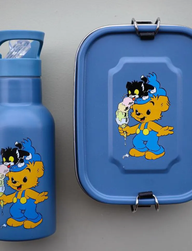 Barn Rätt Start Matdags|Matdags|Bamse, Waterbottle, petrol-blue - Matdags