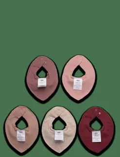 Pippi Bandana Bib - solid (5-pack) - Babyskötsel|Barn Hälsa & Hygien