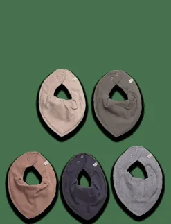 Pippi Bandana Bib - solid (5-pack) - Babyskötsel|Barn Hälsa & Hygien