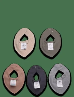Pippi Bandana Bib - solid (5-pack) - Babyskötsel|Barn Hälsa & Hygien