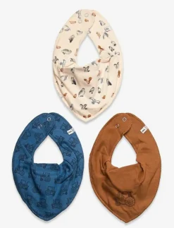 Pippi Bandana Bib Boy -AOP (3-pack) - Babyskötsel|Barn Hälsa & Hygien