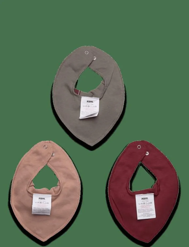 Pippi Bandana Bib Uni -AOP (3-pack) - Babyskötsel|Barn Hälsa & Hygien