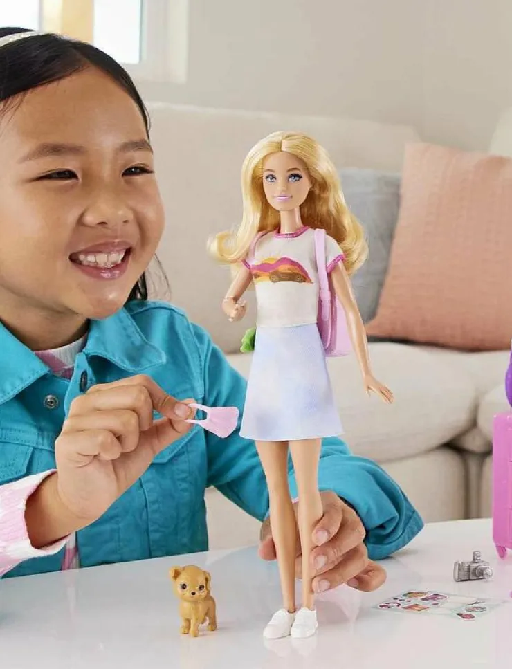 Barn Barbie Dockor & Tillbehör|Family Refreshed Travel - Dockor