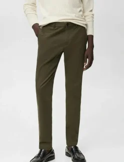 Mango Barna slim-fit twill chino trousers - Chinos| Byxor