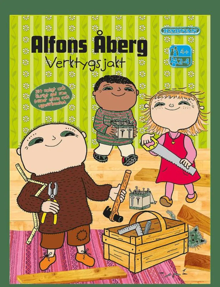 Kärnan BARNSPEL ALFONS ÅBERGS VERKTYGSJAKT - Pedagogiska spel|Barn Pussel & Spel