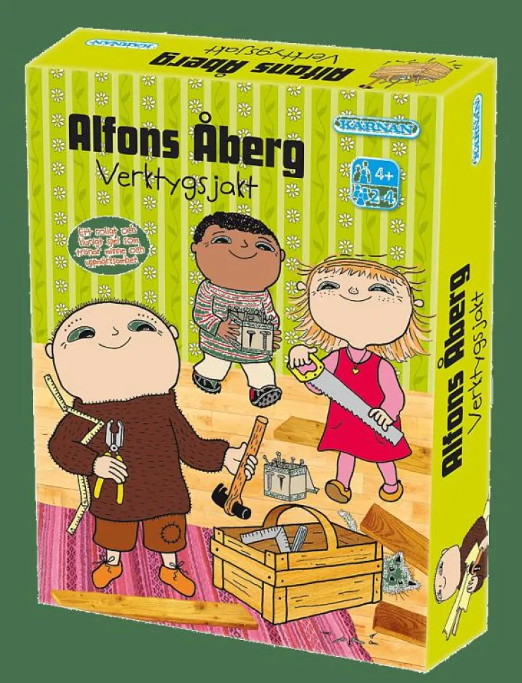 Kärnan BARNSPEL ALFONS ÅBERGS VERKTYGSJAKT - Pedagogiska spel|Barn Pussel & Spel