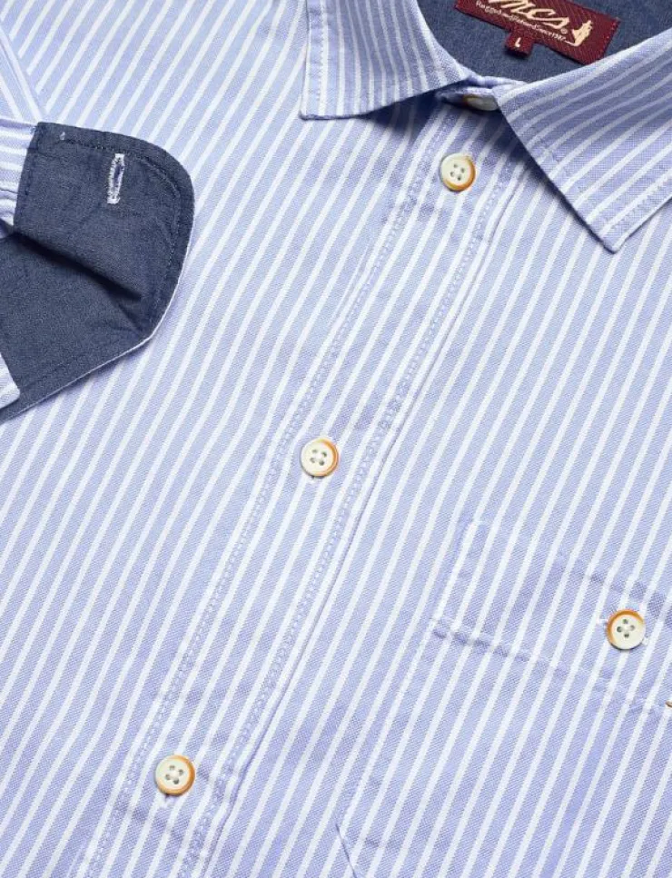 MCS BART REG CO M SHIRT - Randiga skjortor| Skjortor