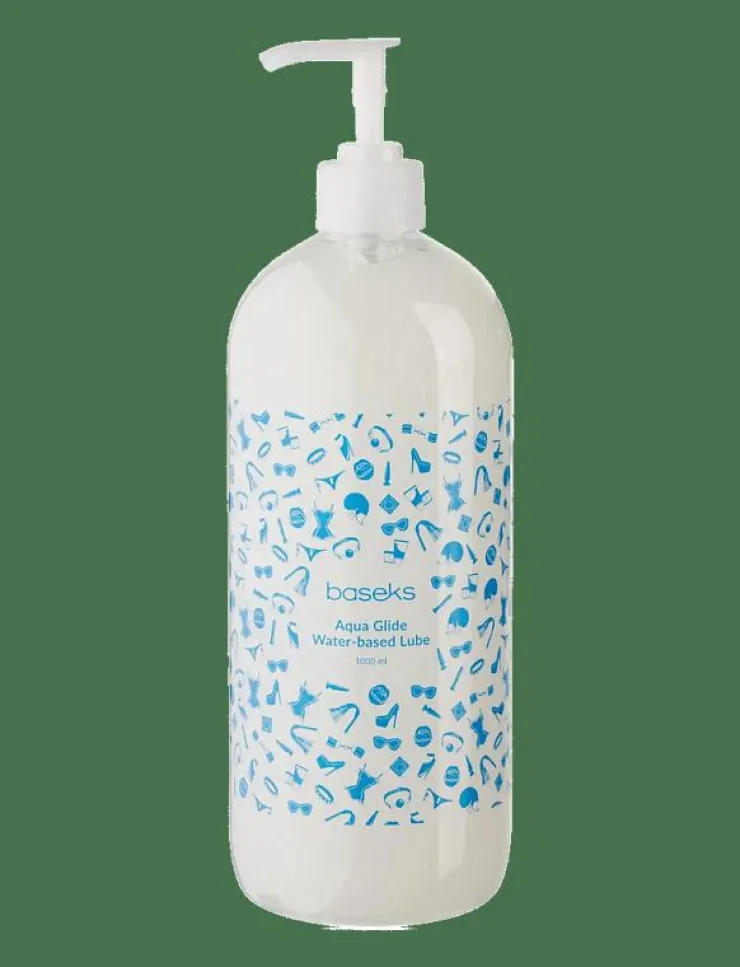 Baseks Aqua Glide Water-based Lube 1000 ml - Beauty|Kvinnor Sex & Intimitet