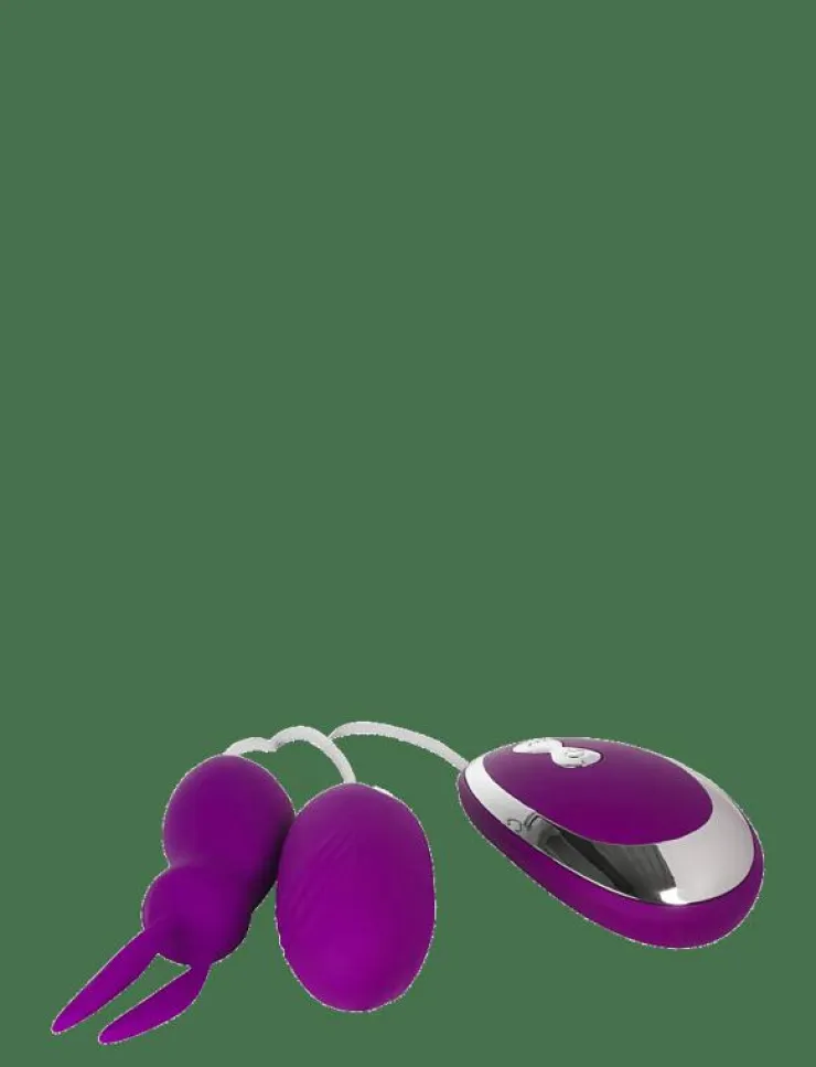 Baseks Bunny Tickler and Egg Vibrator with Remote Control - Beauty|Kvinnor Sex & Intimitet