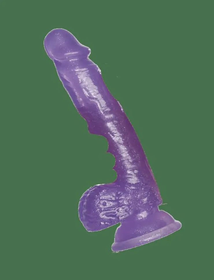 Kvinnor Baseks Sex & Intimitet|Glitter Dildo With Balls 21.5 cm - Beauty