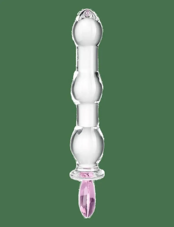 Baseks Heart Beaded Glass Dildo - Beauty|Kvinnor Sex & Intimitet