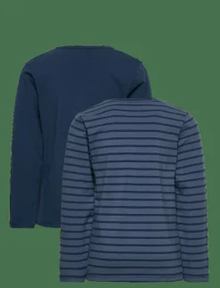 Barn Minymo Flerpack|Basic 34 -T-shirt LS (2-pack) - Långärmade t-shirts
