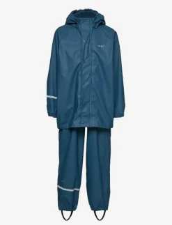 Barn CeLaVi Regnkläder|Basic rainwear set -solid PU - Regnställ