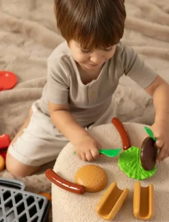 Barn Dantoy Leksakskök & Tillbehör|BBQ PLAYFOOD-56 PCS CTN. - Leksaksmat & Leksakstårtor
