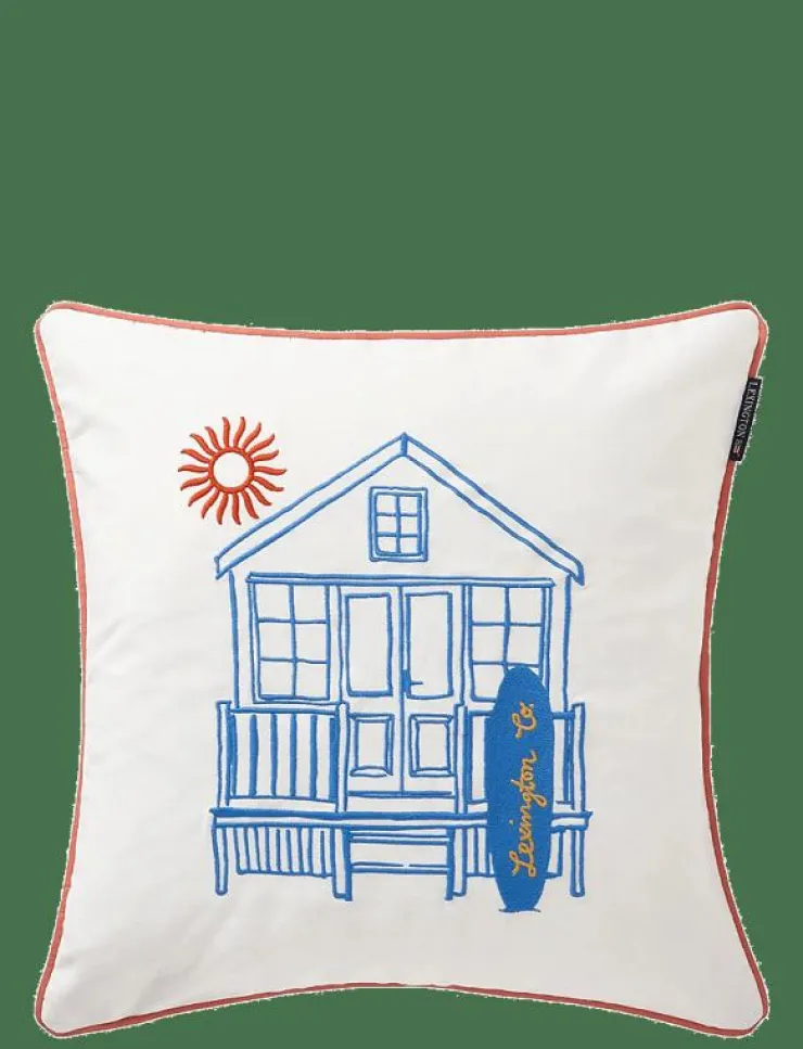 Lexington Home Kuddar & Filtar|Beach House Organic Cotton Twill Pillow Cover - Kuddfodral