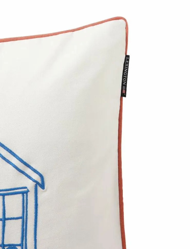 Lexington Home Kuddar & Filtar|Beach House Organic Cotton Twill Pillow Cover - Kuddfodral