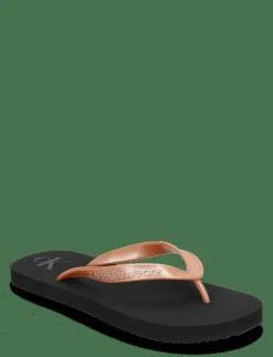 Calvin Klein BEACH SANDAL MONOLOGO TPU - Sandaler|Kvinnor Flip Flops