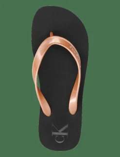 Calvin Klein BEACH SANDAL MONOLOGO TPU - Sandaler|Kvinnor Flip Flops