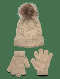 Barn Sofie Schnoor Baby and Kids Vinteraccessoarer|Beanie and Gloves Set - Vantar