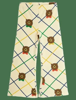 Mini Rodini Bear check aop flared trousers - Byxa|Barn Nederdelar