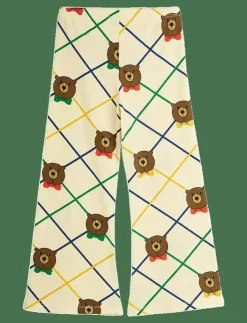 Mini Rodini Bear check aop flared trousers - Byxa|Barn Nederdelar