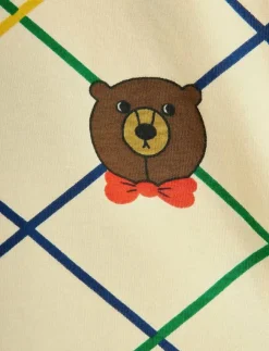 Mini Rodini Bear check aop flared trousers - Byxa|Barn Nederdelar