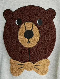 Mini Rodini Bear chenille sweatshirt - Sweatshirts|Barn Överdelar