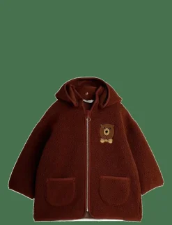 Barn Mini Rodini Fleecekläder|Bear emb pile jacket - Jackor