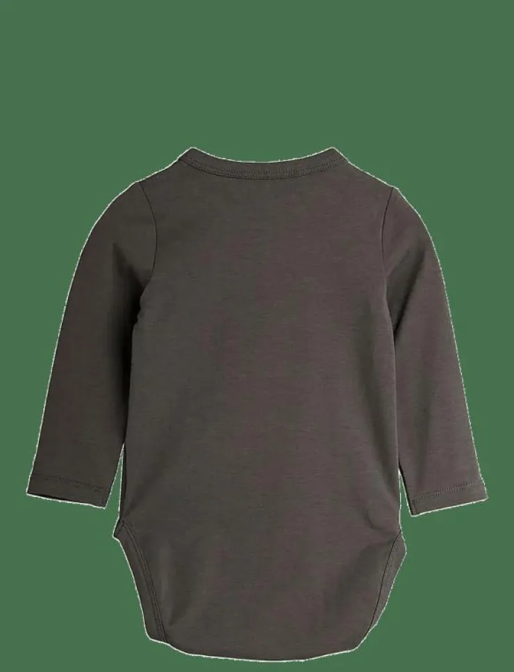 Barn Mini Rodini Bodysuits|Bodies|Bear sp ls body - Långärmad body