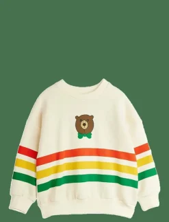 Mini Rodini Bear stripe sweatshirt - Sweatshirts|Barn Överdelar