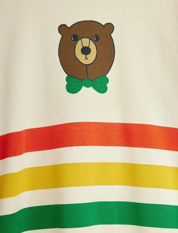 Mini Rodini Bear stripe sweatshirt - Sweatshirts|Barn Överdelar
