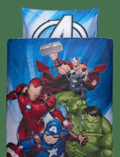 BrandMac Bed linen Avengers 1925 - 140x200, 60x63 cm - Påslakanset|Barn Sova|Sova