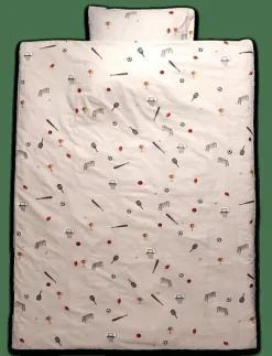 Barn BrandMac Sova|Sova|Bed linen "by mats" Fun Sports 100x140, 40x45 cm - Påslakanset