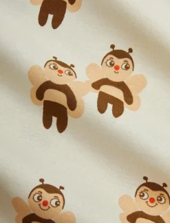 Mini Rodini Bees aop newborn blanket - Babyfilt|Barn Sova