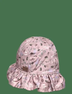Melton Bell Hat w/print - Solhatt|Barn Solhattar