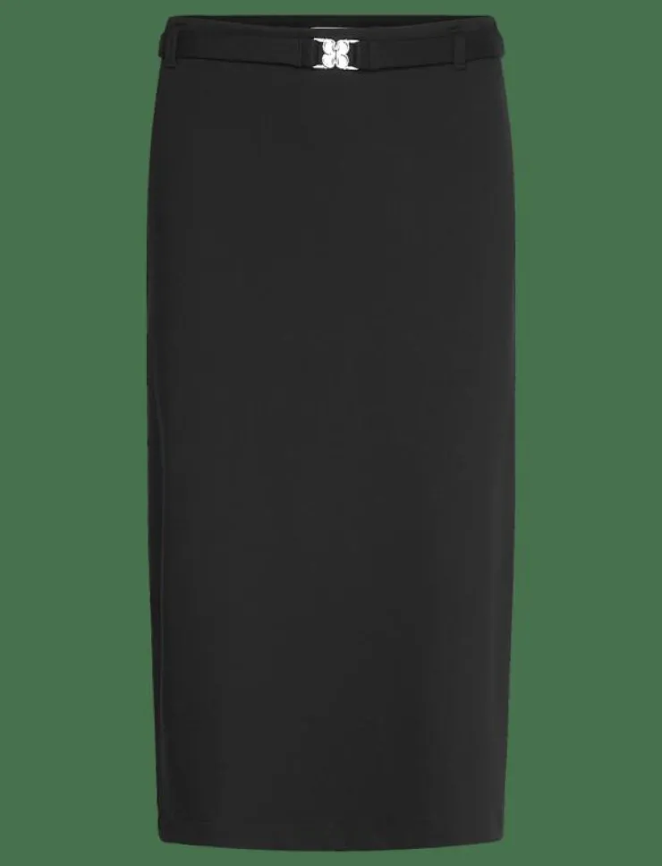 Kvinnor Filippa K Kjolar|Belted Jersey Skirt - Midi kjolar