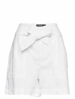 Lauren Ralph Lauren Belted Linen Short - paper bag shorts|Kvinnor Shorts