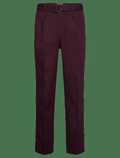 GANT Byxor|BELTED PLEAT CHINOS - Chinos