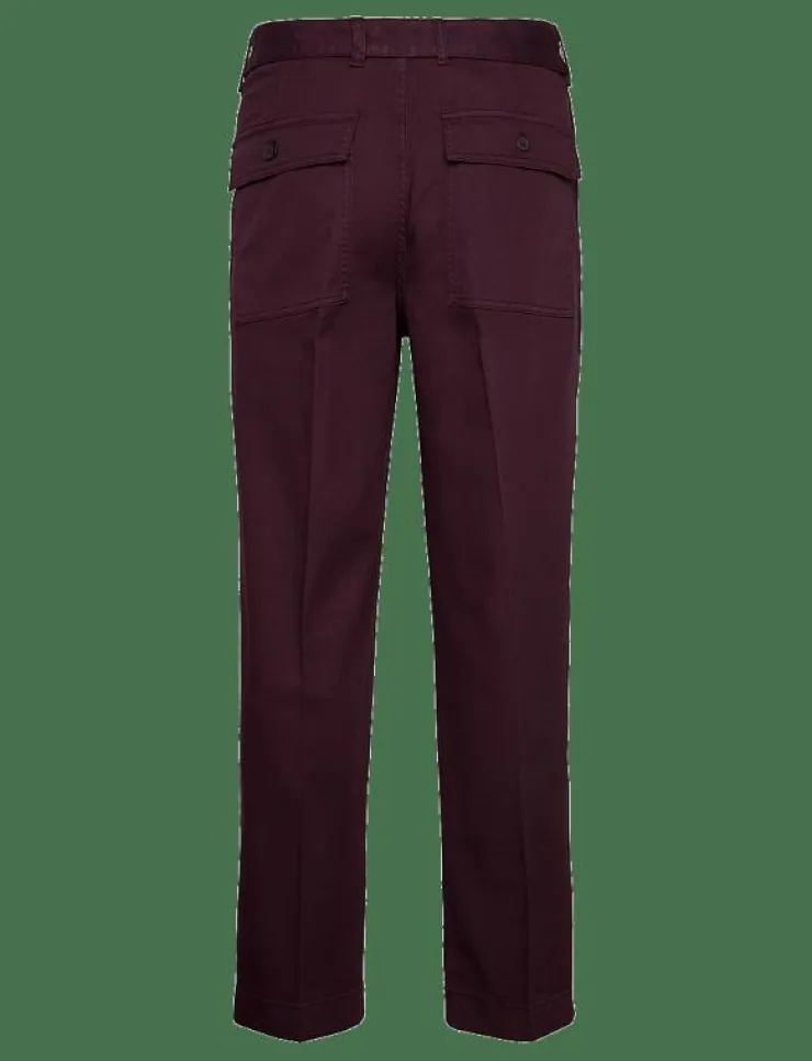 GANT Byxor|BELTED PLEAT CHINOS - Chinos