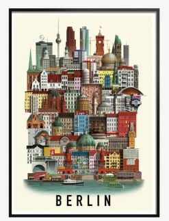 Martin Schwartz Berlin small poster - Posters| Posters & Ramar
