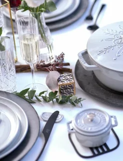 STAUB Bestick|Bestickhållare set 4-delar White Truffle - Ätpinnar