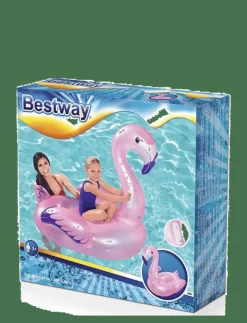 Barn Bestway Bad- & Vattenleksaker|FLAMINGO 127 X 127 CM - Badringar & Badmadrasser