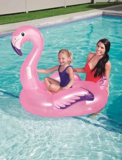 Barn Bestway Bad- & Vattenleksaker|FLAMINGO 127 X 127 CM - Badringar & Badmadrasser