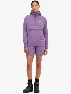 Kvinnor Berghaus Sweatshirts|Jackor|BG W WANDERMOOR WIND SMOCK - Huvtröjor