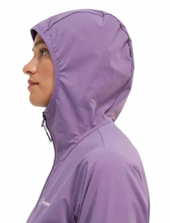 Kvinnor Berghaus Sweatshirts|Jackor|BG W WANDERMOOR WIND SMOCK - Huvtröjor