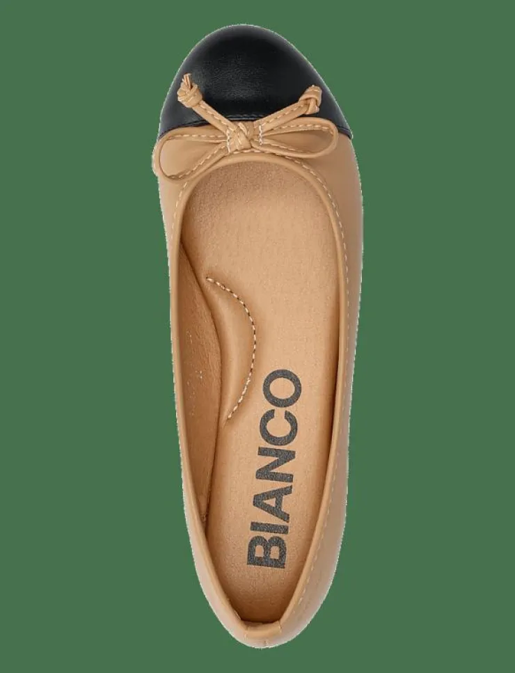 Kvinnor Bianco Ballerinaskor|BIACELINE Ballerina Toecap Faux Leather - Ballerinas