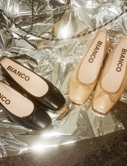 Kvinnor Bianco Ballerinaskor|BIAEMILY Karré Ballerina Smooth Leather - Ballerinas