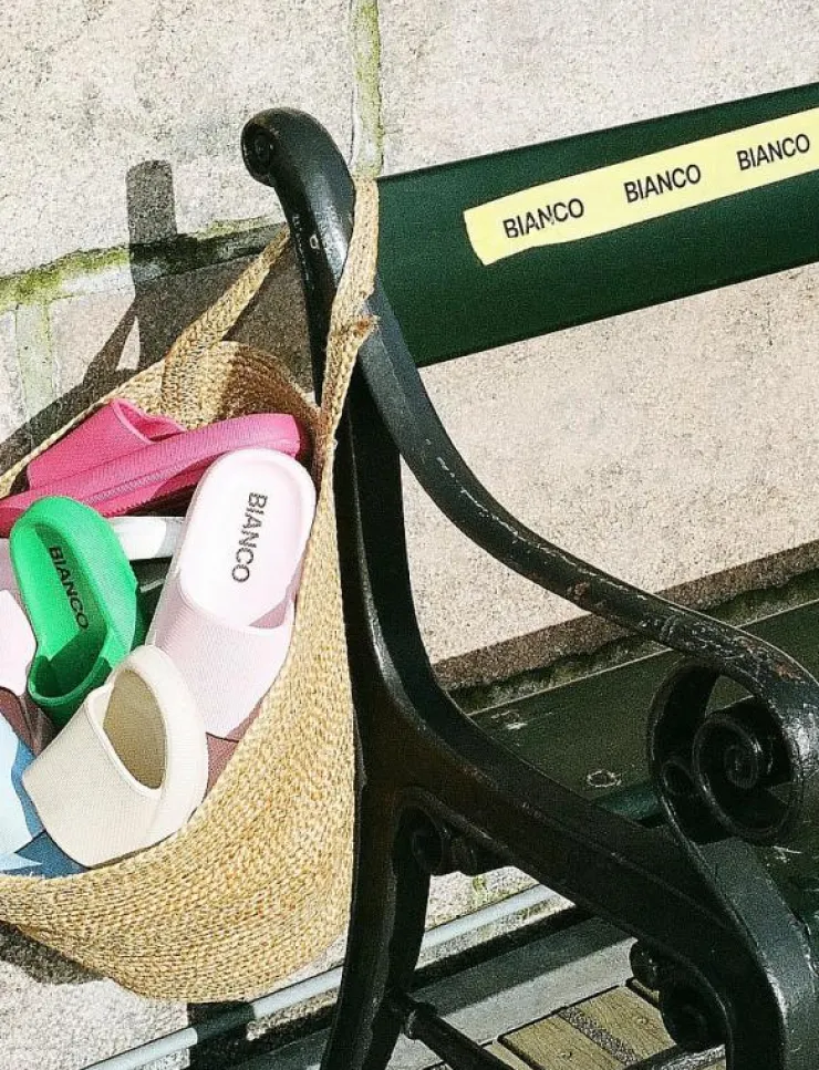 Kvinnor Bianco Badtofflor|BIAJULIA Slipper - Sandaler